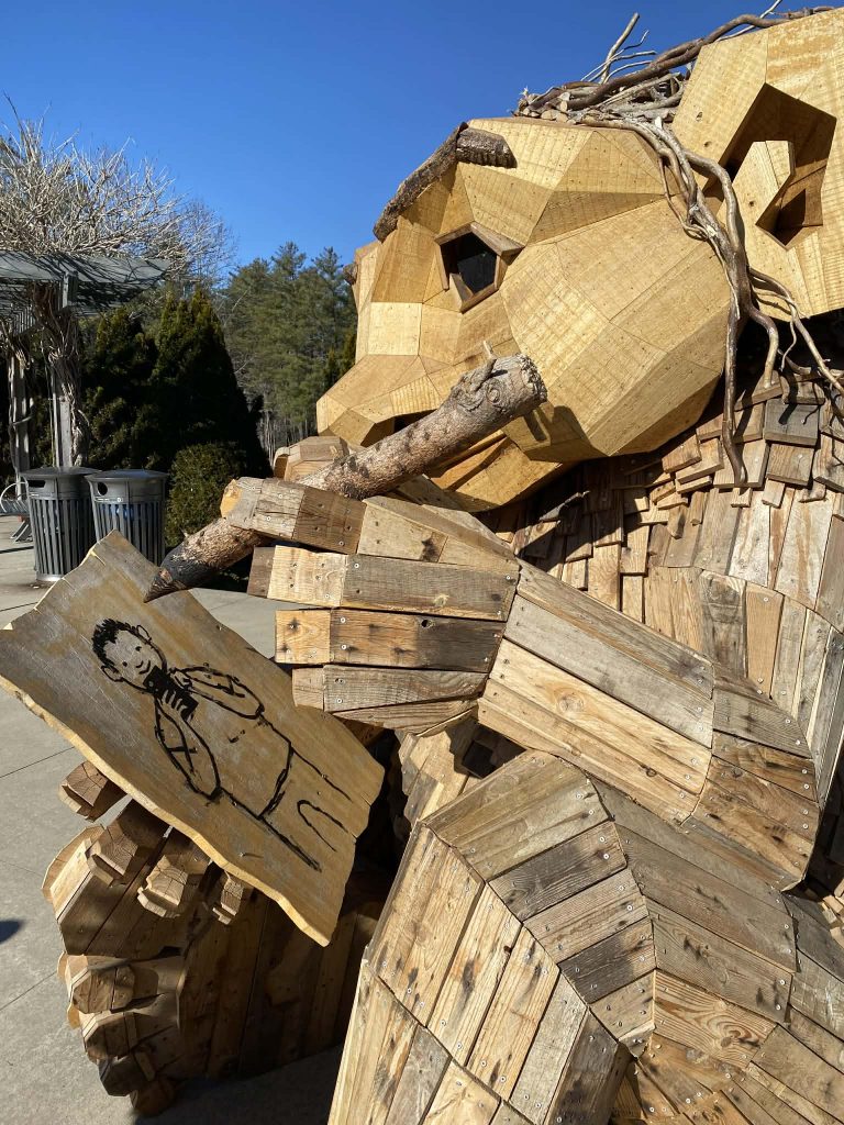 Troll Hunting at the North Carolina Arboretum: Thomas Dambo’s “Trolls: A Field Study” in Asheville